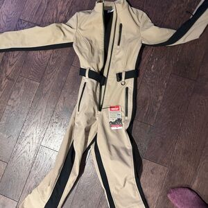 Ecco Tan and Black Ski Jacket